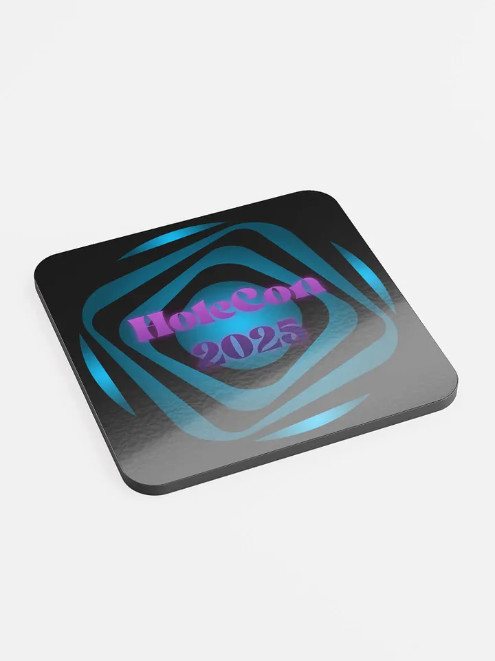 HoleCon '25 round logo coaster product image (2)