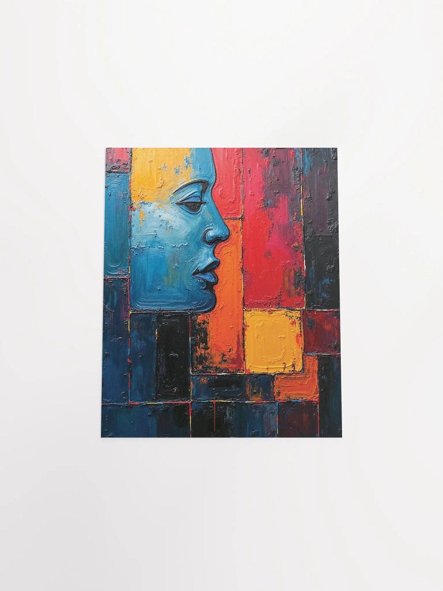 Vibrant Profile - Abstract Matte Poster product image (30)