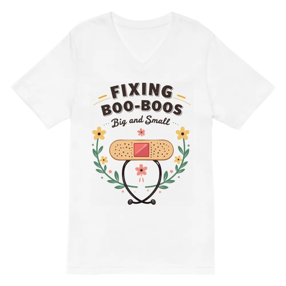 Healing Floral V-Neck Tee product image (2)