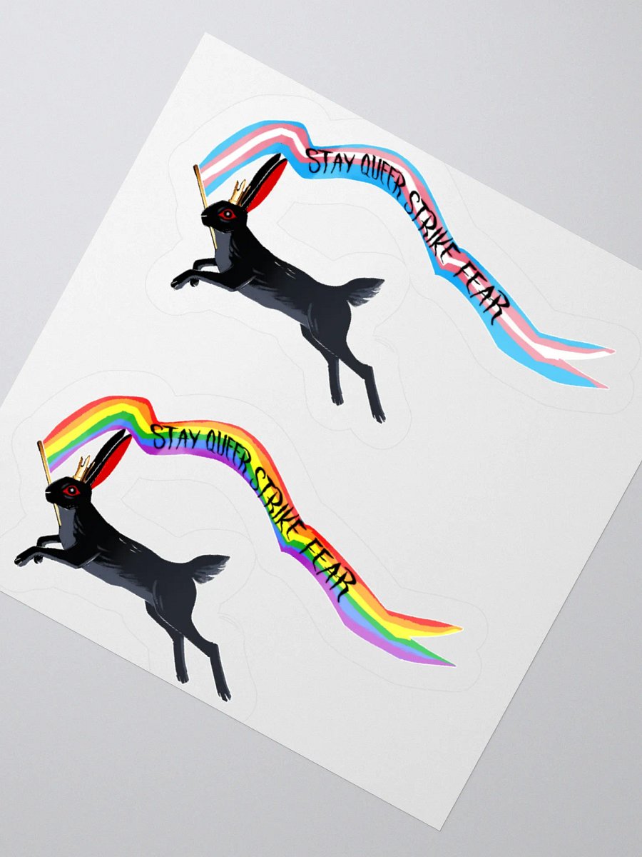 Stay queer strike fear - stickers product image (4)