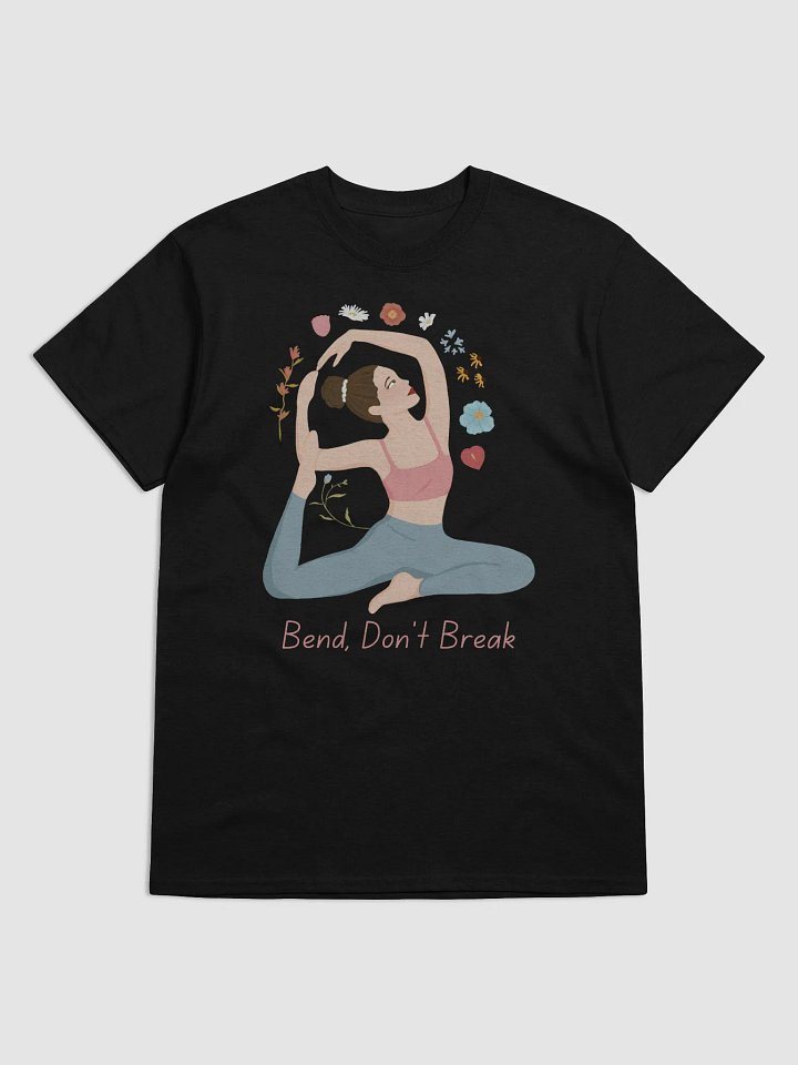 Yoga Resilience T-Shirt - "Bend, Don't Break" Motif product image (3)