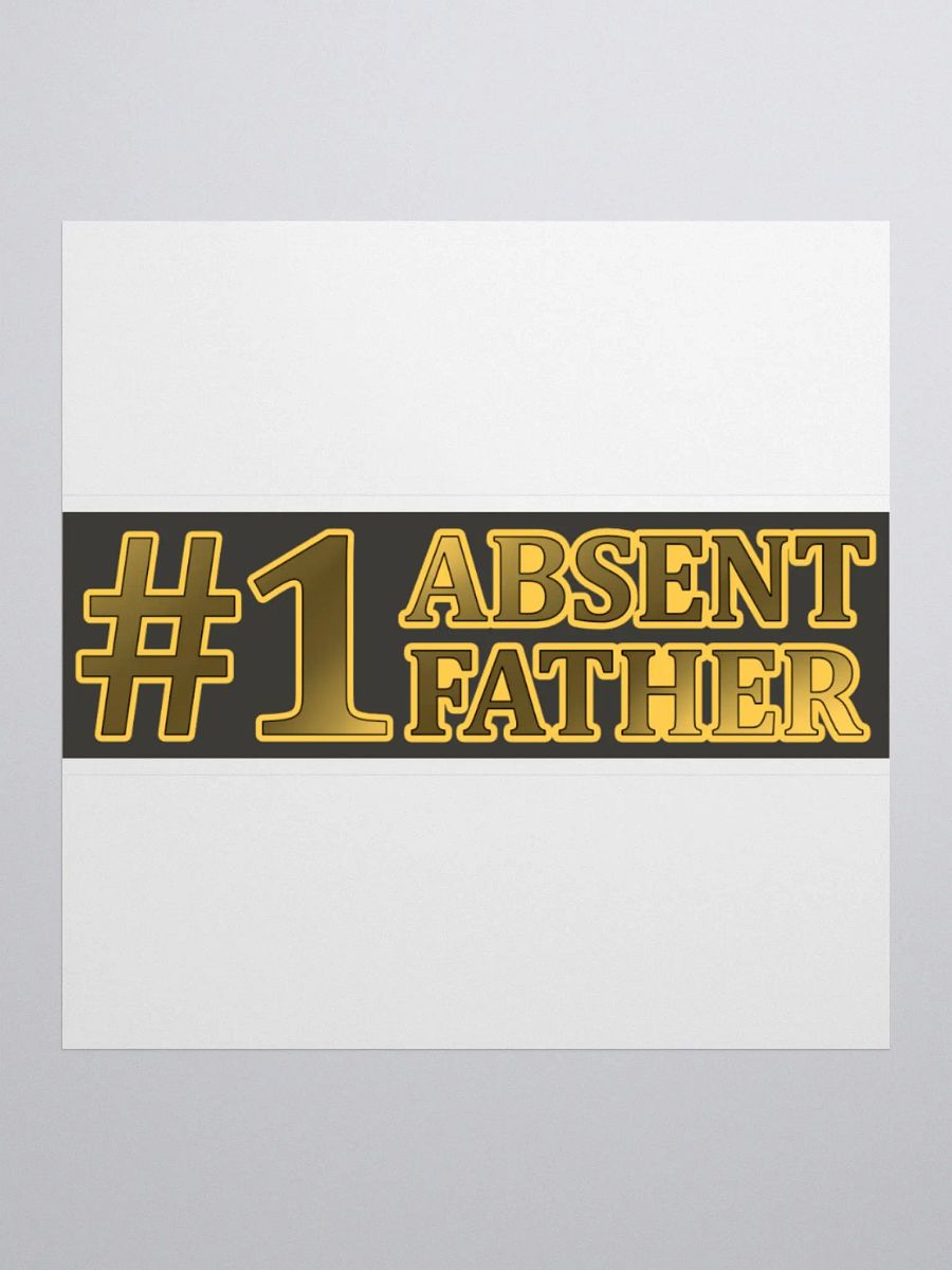 #1 Absent Father Sticker product image (2)