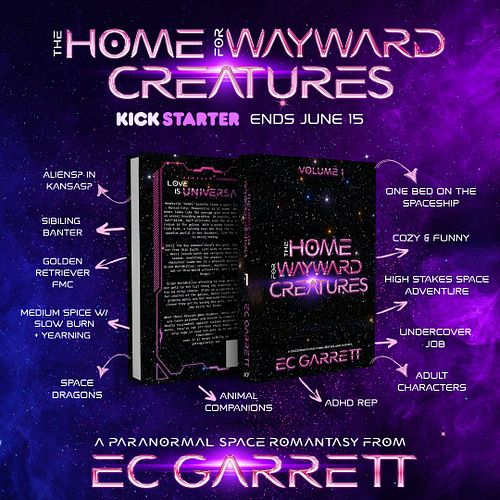 LOVE IS UNIVERSAL

Meet THE HOME FOR WAYWARD CREATURES (Vol 1), my new paranormal space romantasy series about the galaxy’s o...