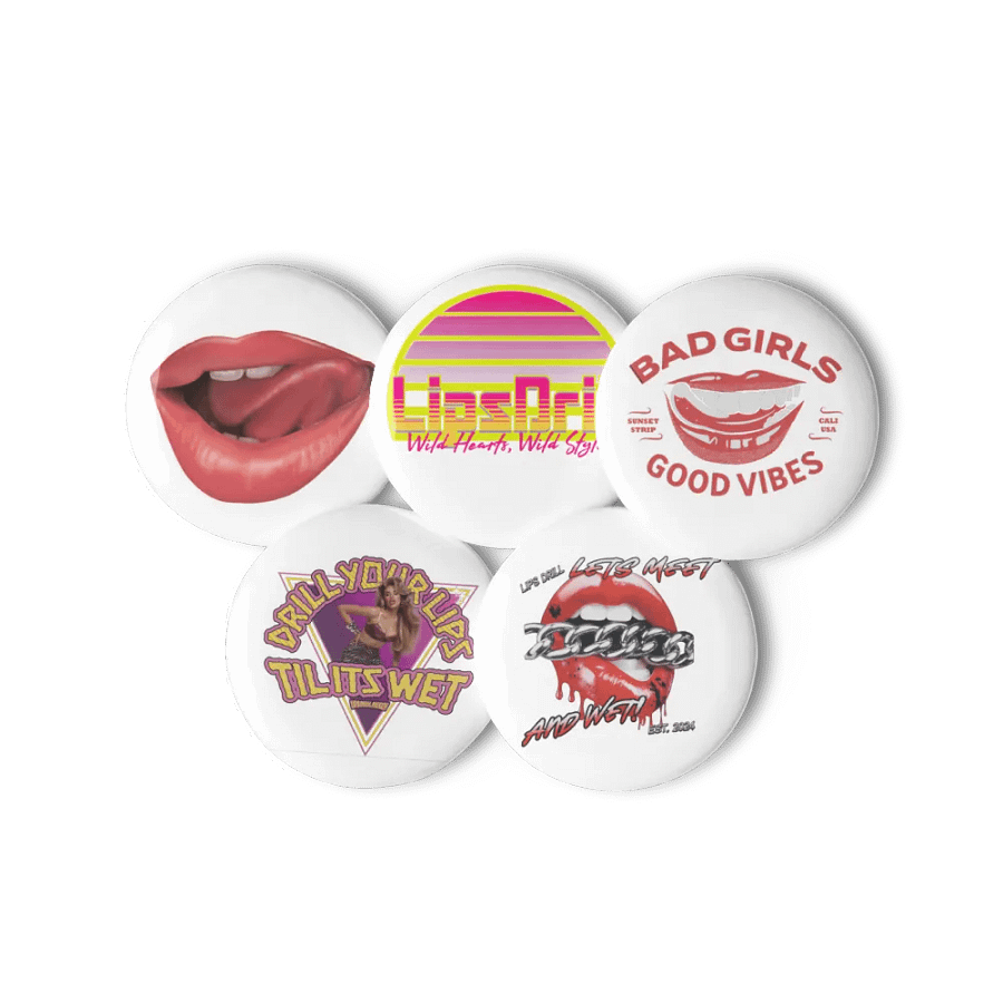 Lips Drill Pin Buttons Set product image (11)