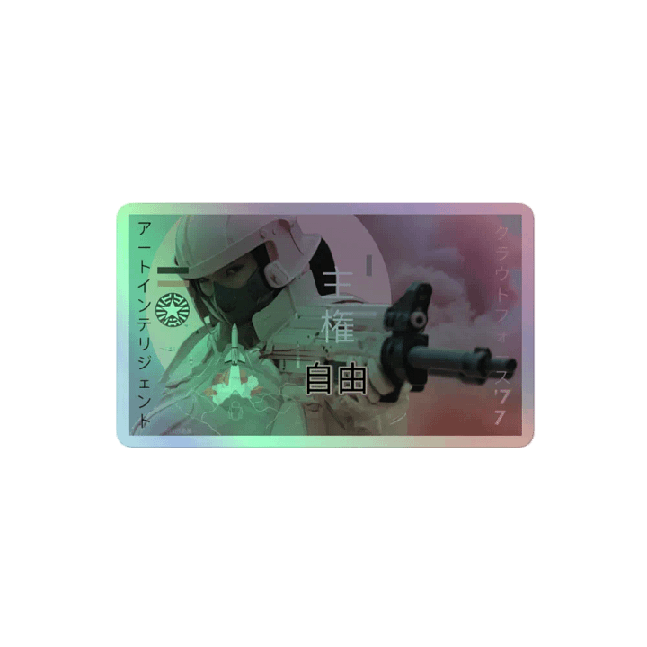 クラウドフォース '77 ホログラフィックステッカー product image (2)