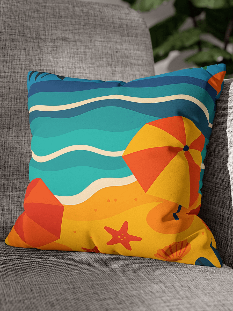Beach Walk Modern All-Over Pillow product image (1)