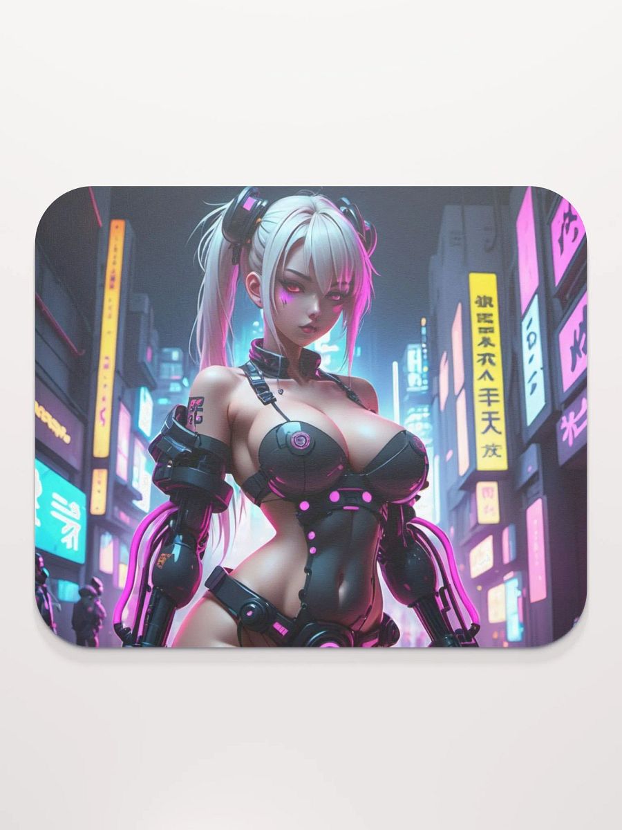 Neon Cyberpunk Mouse Pad product image (3)