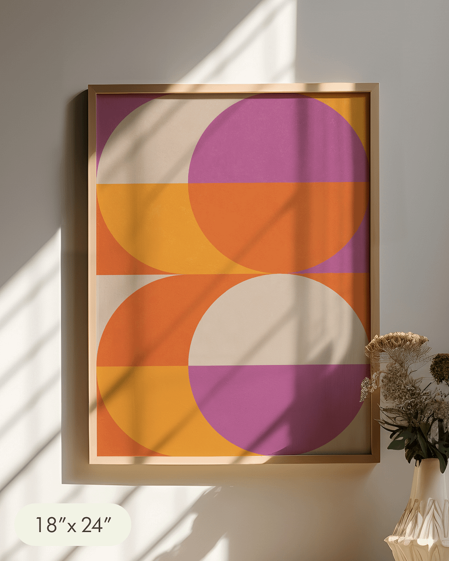 Disco Circle Painting Print product image (11)