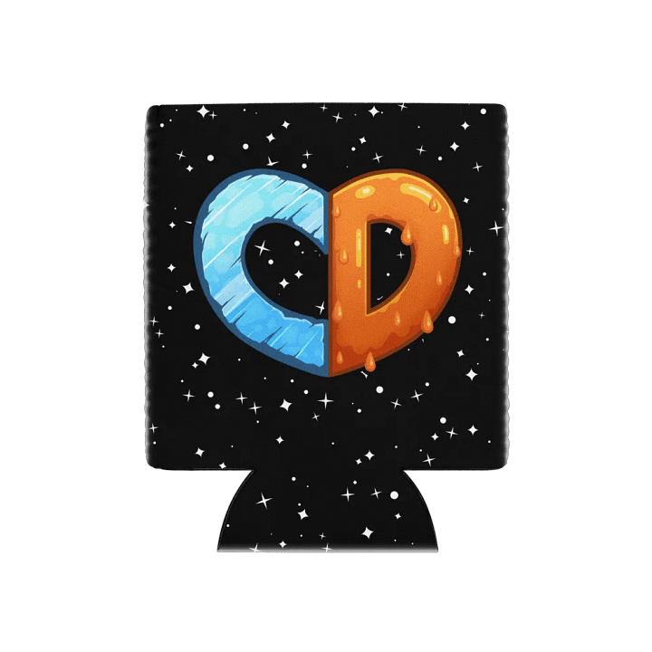 big heart v2 koozie product image (1)