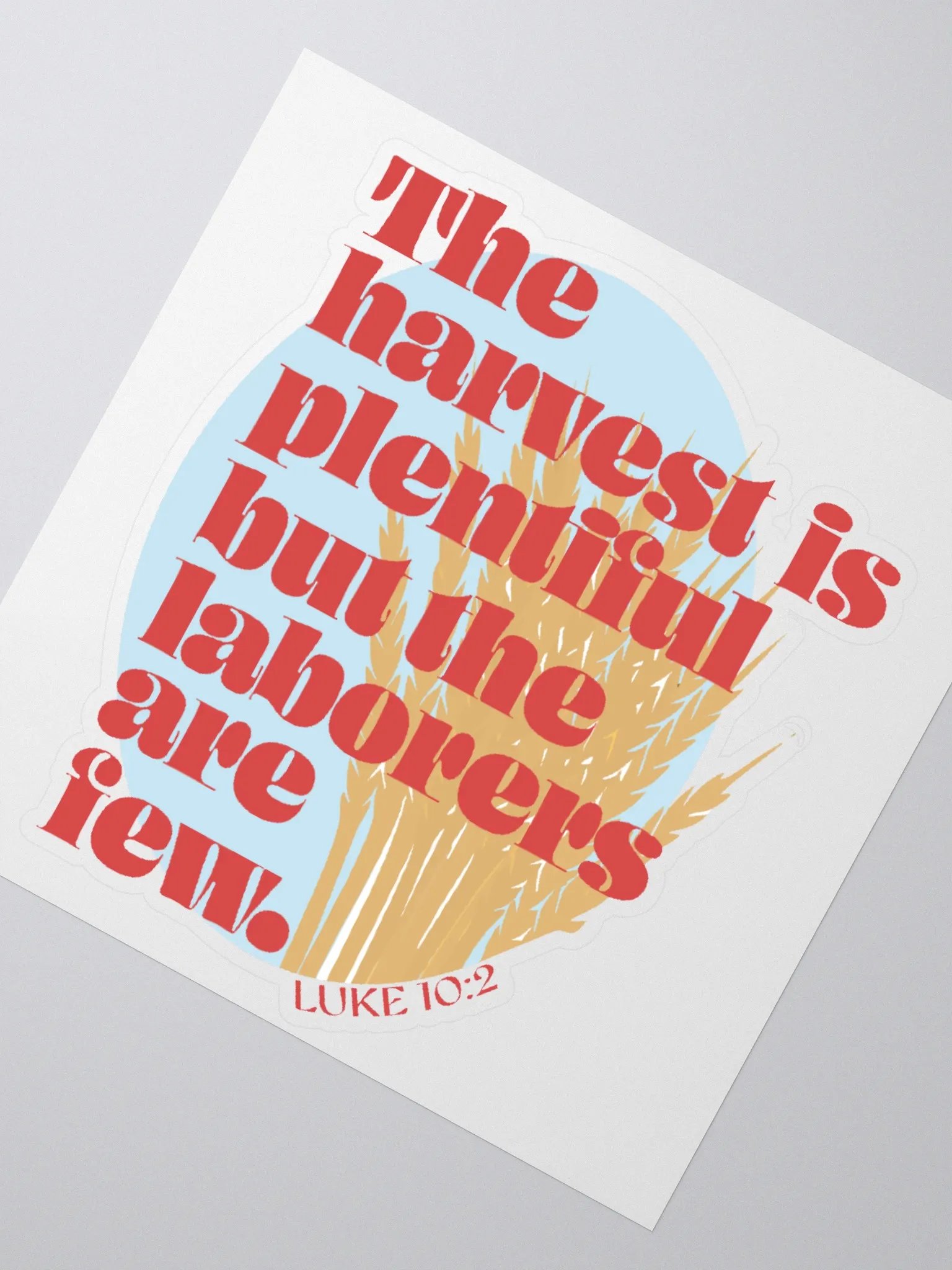 Luke 10:2 Sticker product image (6)