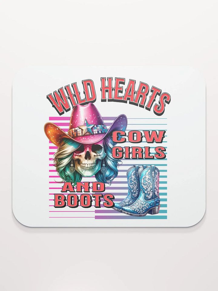 Wild Hearts Cowgirls and Boots Mouse Pad product image (2)