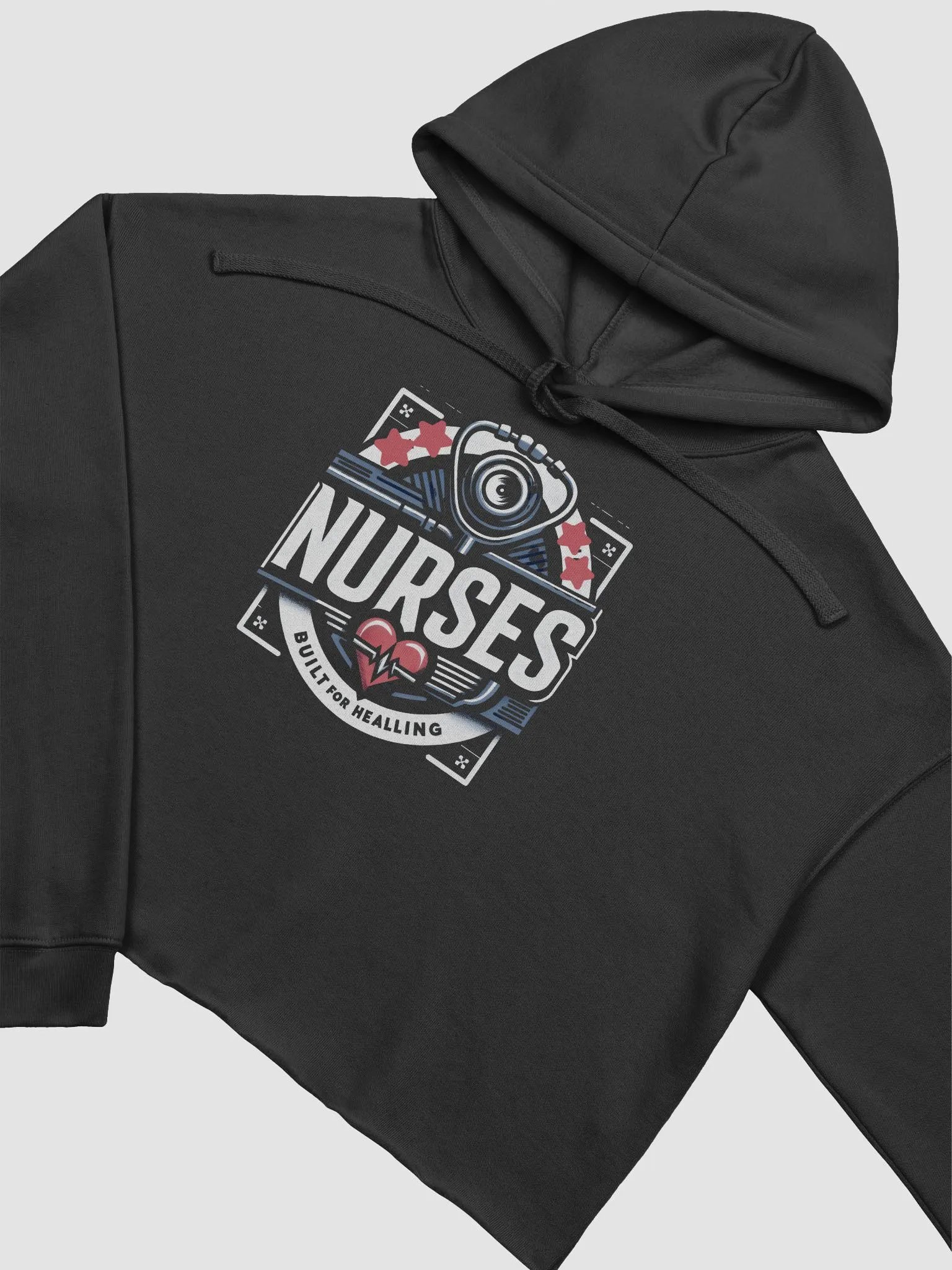 NURSES: Built for Healing Crop Hoodie product image (10)