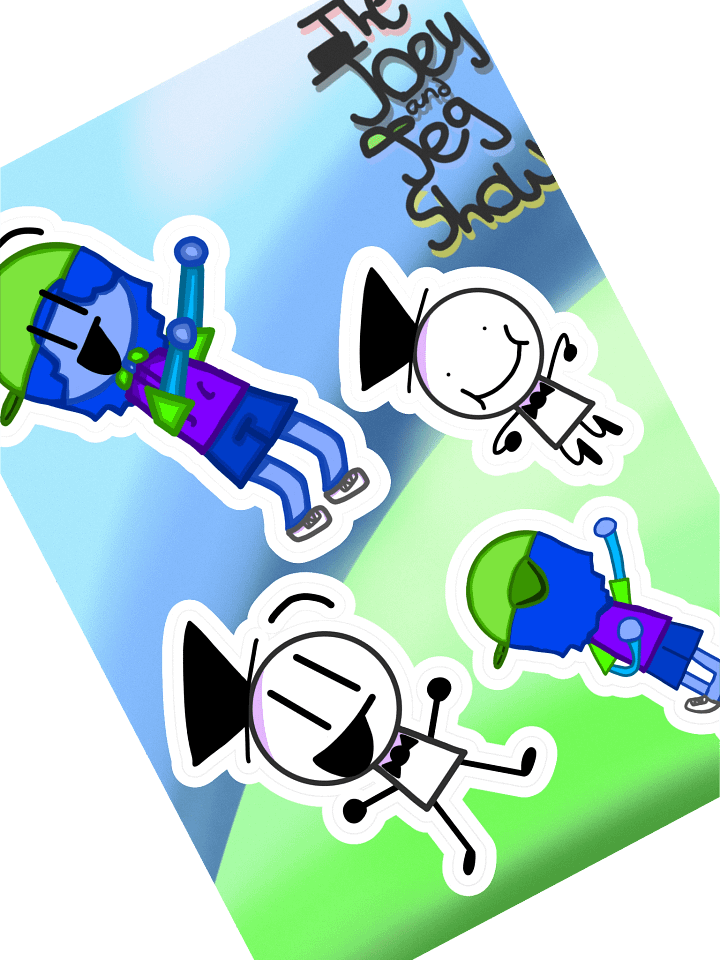 The Joey and Jeg Show Sticker Sheet product image (1)