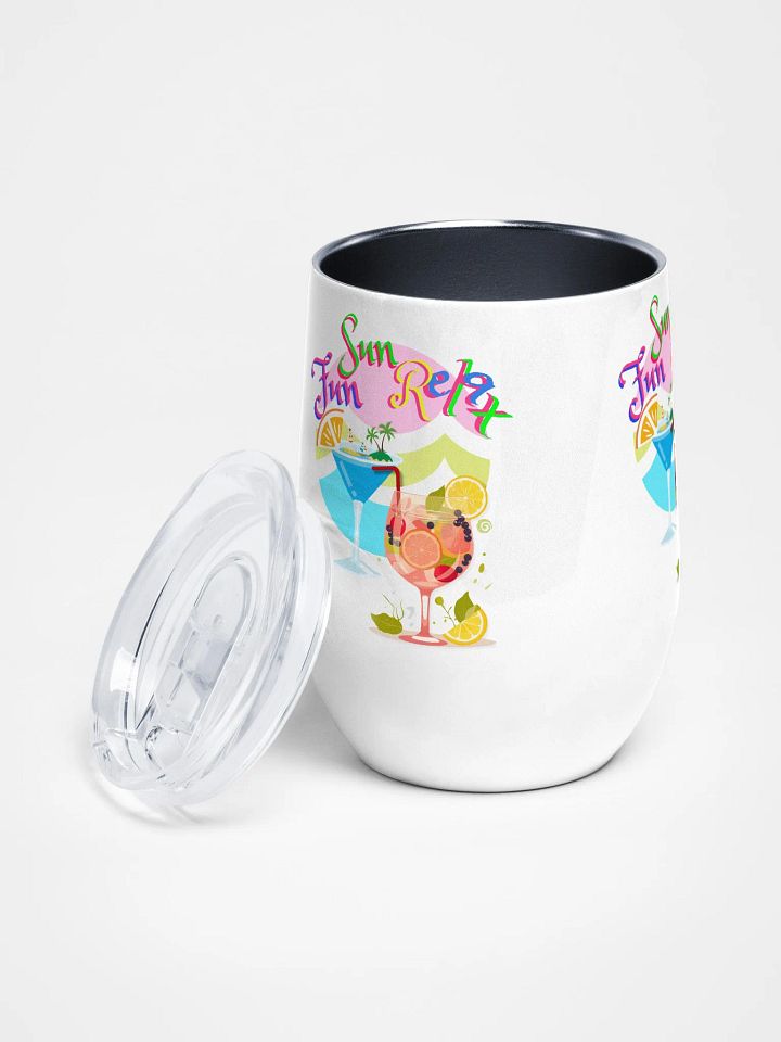 Tropical Wine Tumblers for moms dads ladies and gents product image (2)