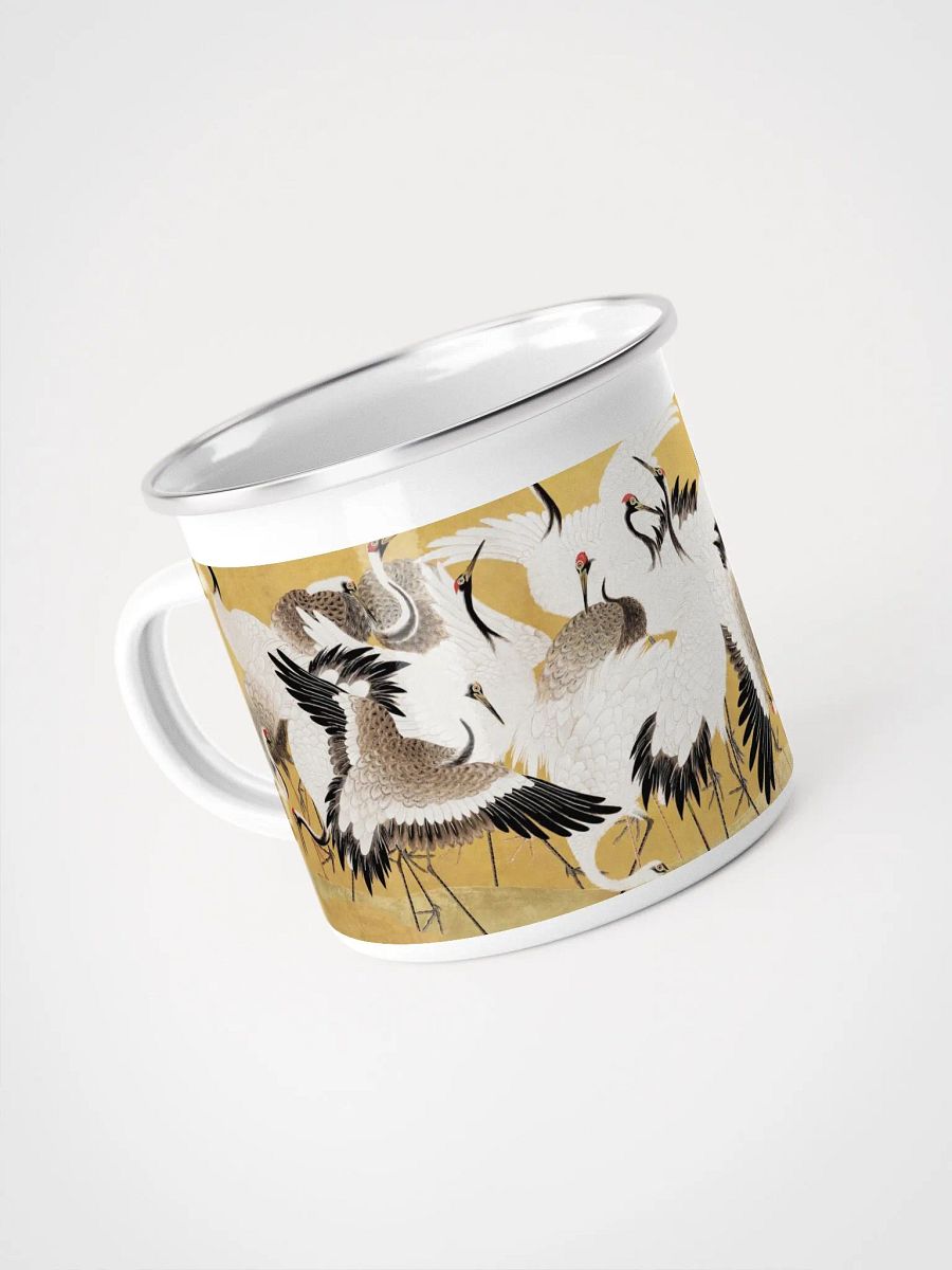 Golden Crane Enamel Mug product image (4)