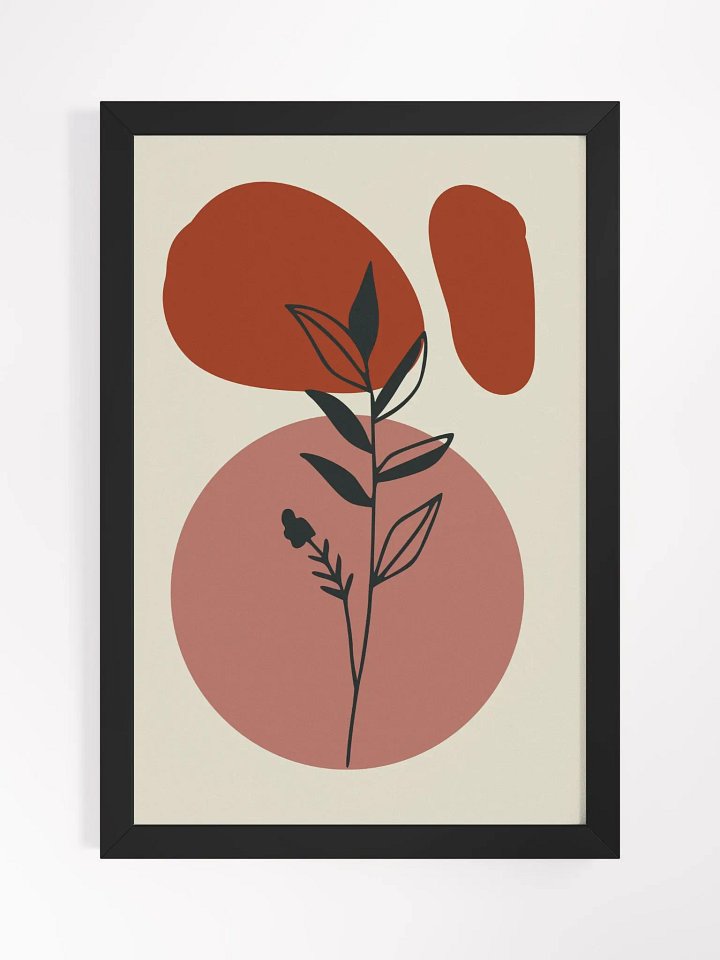 Stylized Botanical Minimalism Framed Poster product image (2)