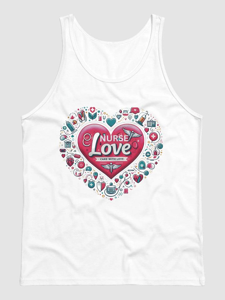 Nurse Love Heart Medical Tank product image (1)
