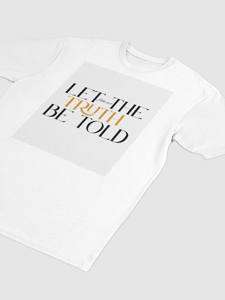 GOLD TRUTH TEE- WHITE product image (2)