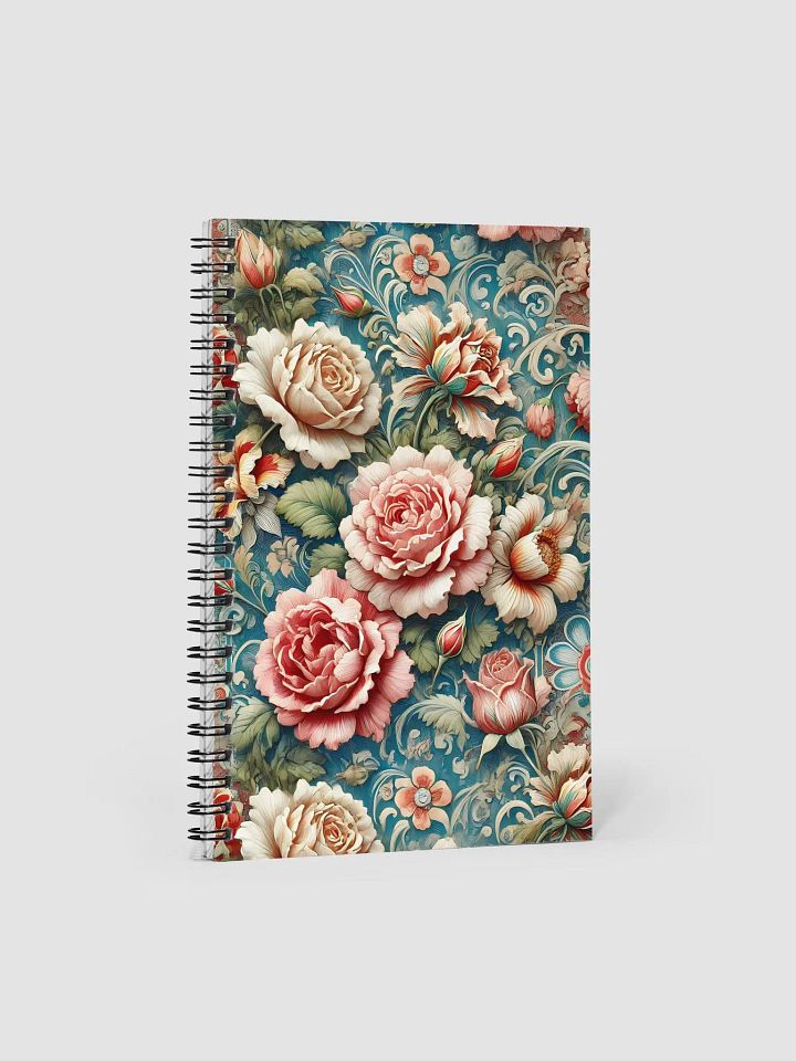 Royal Floral Spiral Notebook product image (1)
