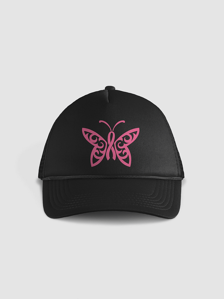 Butterfly Cancer Ribbon Hat product image (1)