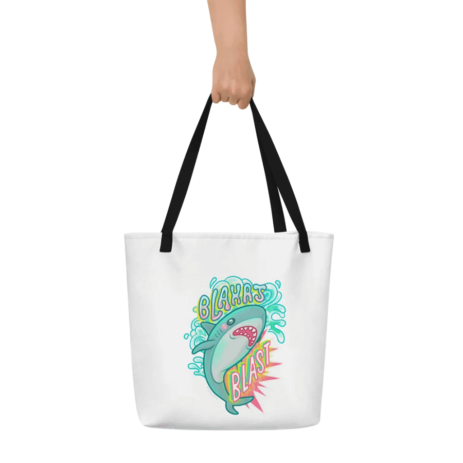 Blahaj Blast Tote Bag product image (5)