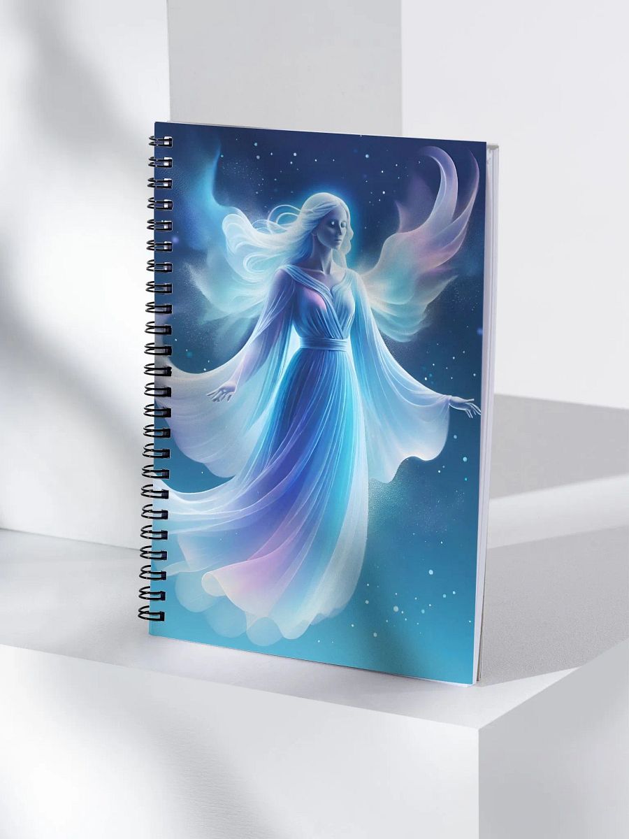 Cosmic Bloom Spiral Notebook product image (4)