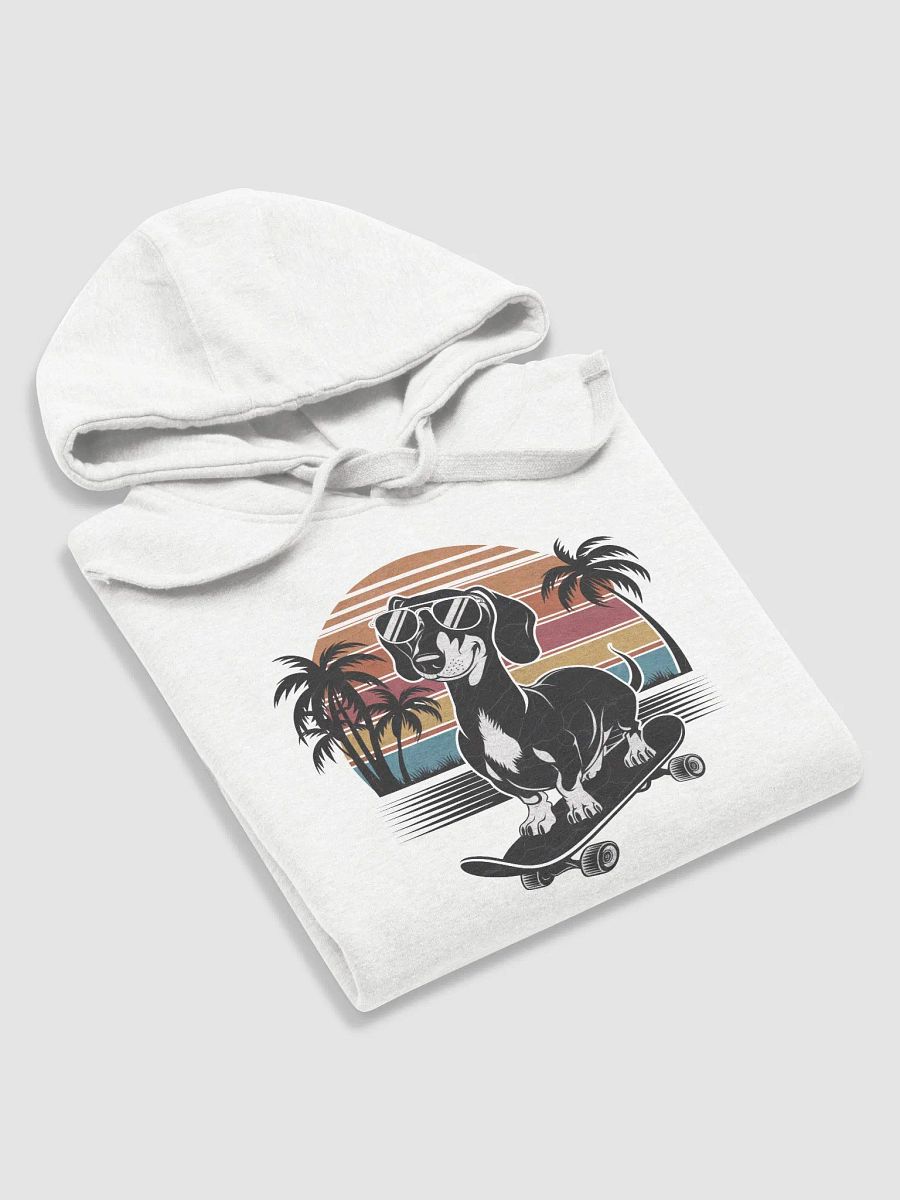 Doxie on a Skateboard Hoodie product image (14)