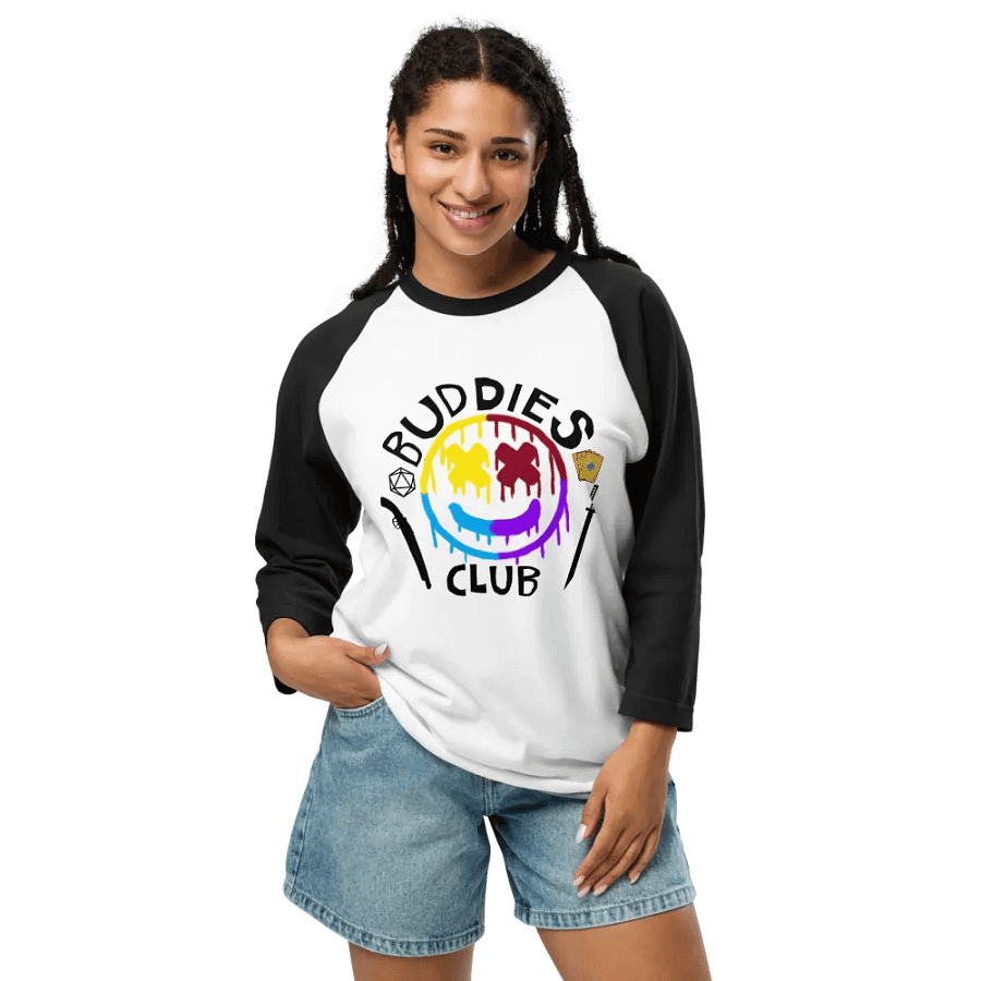 Buddies Club Raglan (Light Mode) product image (8)