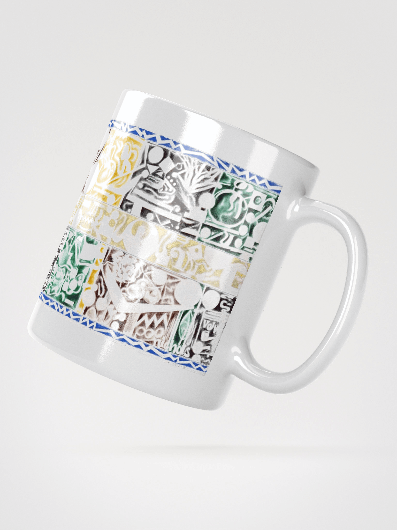 Spring Still Life (1990) on White Glossy Mug product image (2)