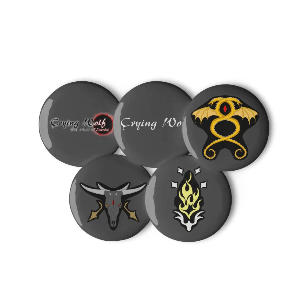 Crying Wolf Nations & Logos Pin Set product image (6)