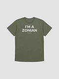 I'm a Zonian T-Shirt product image (1)