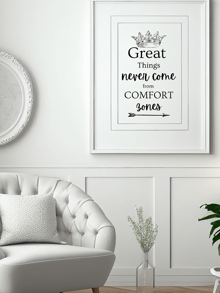 Digital Download 'Great Things' Motivational Poster product image (1)
