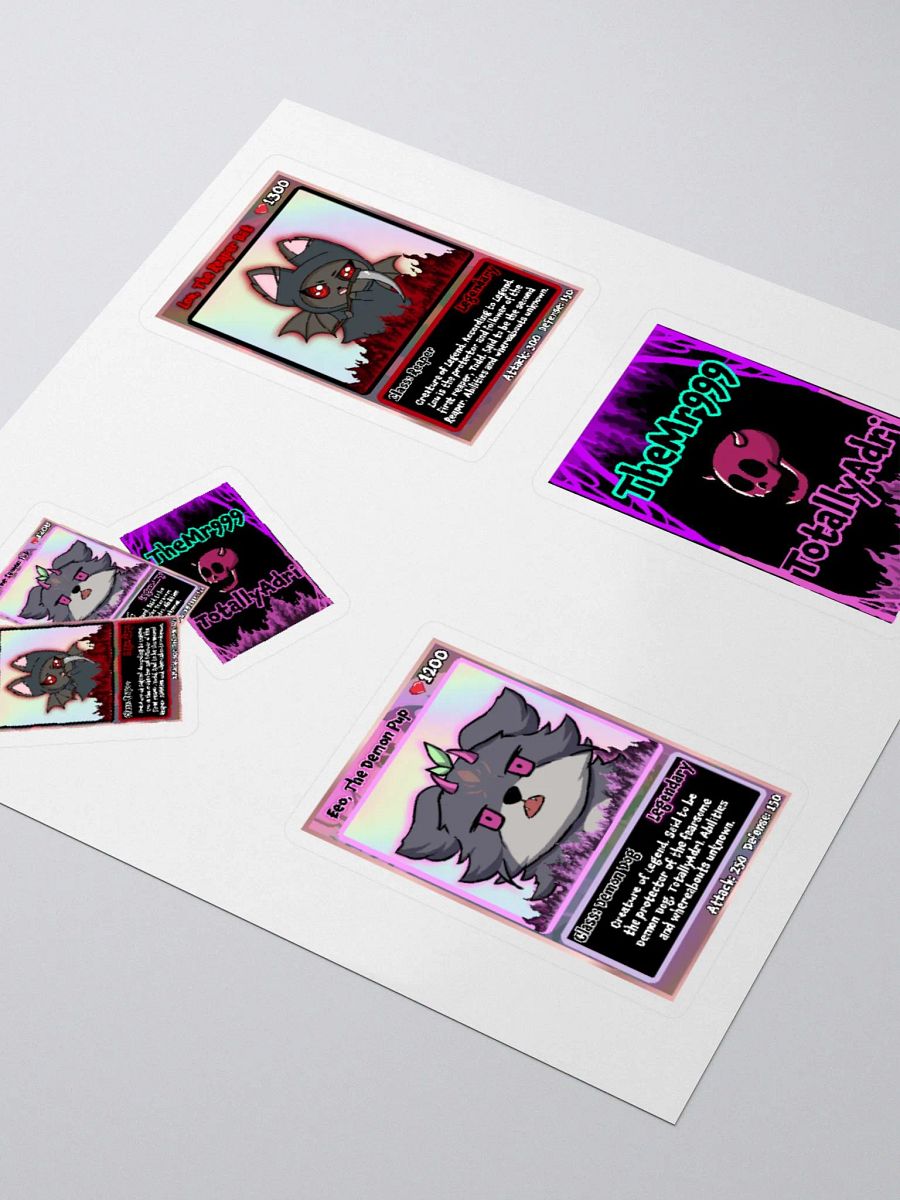 Creatures of Legend, Hell Cardz Collection Large 4-Pack Stickers product image (3)