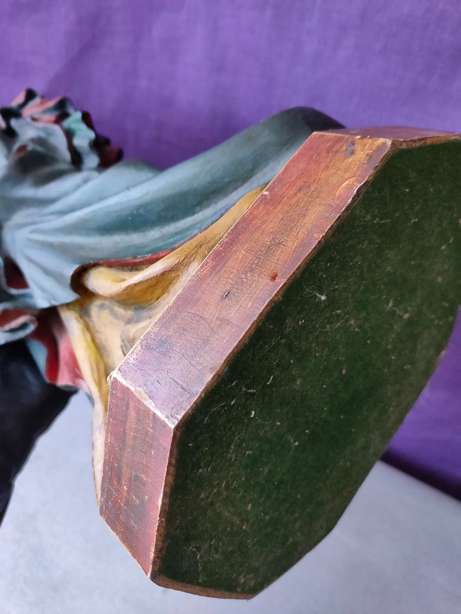 Estátua de Nossa Senhora com Menino Jesus - Arte Sacra Exclusiva do Século XVIII product image (10)