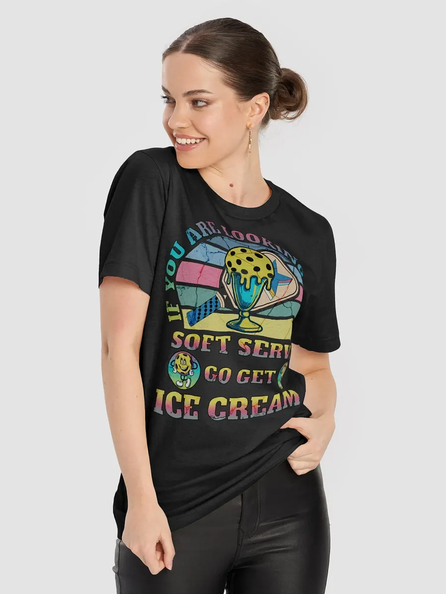 Soft Serve Go Get Ice Cream Pickleball T-Shirt product image (11)