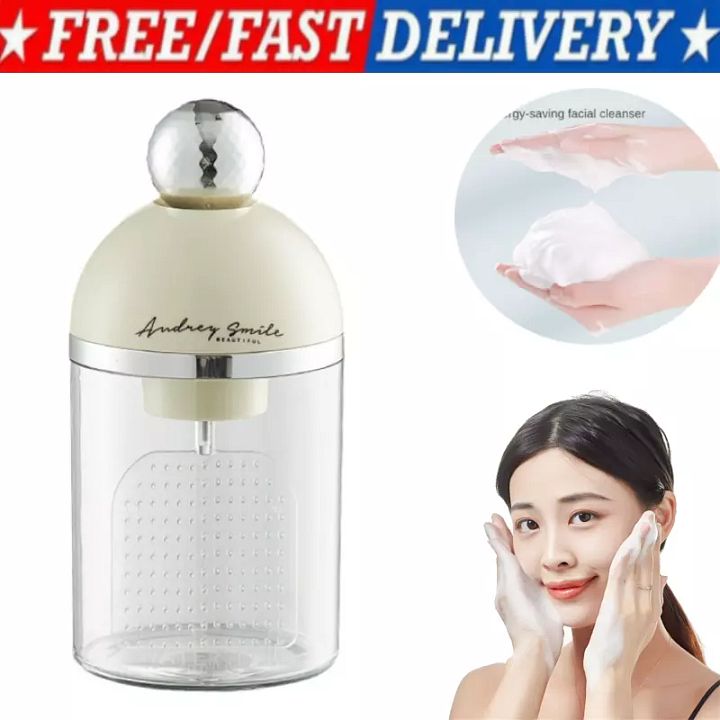 Electric Foam Maker Facial Cleanser Foam Cup Gift for Girls Reusable Bubble product image (1)