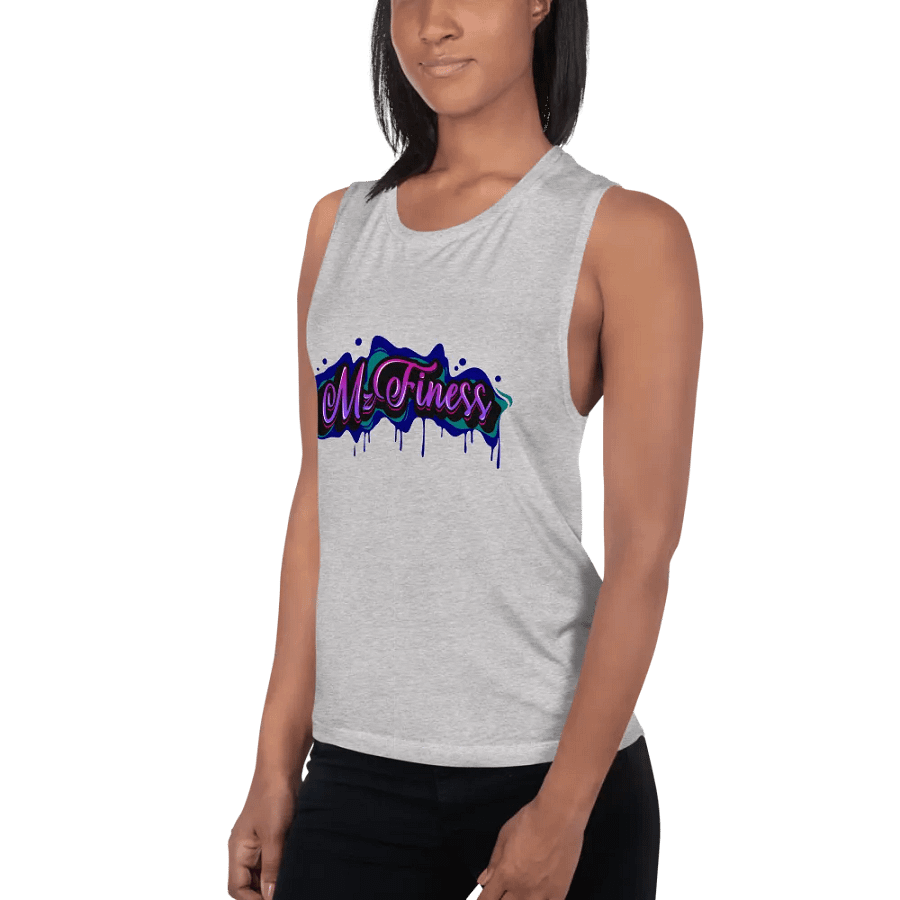 Neon Glow MzFiness Logo Tank product image (4)