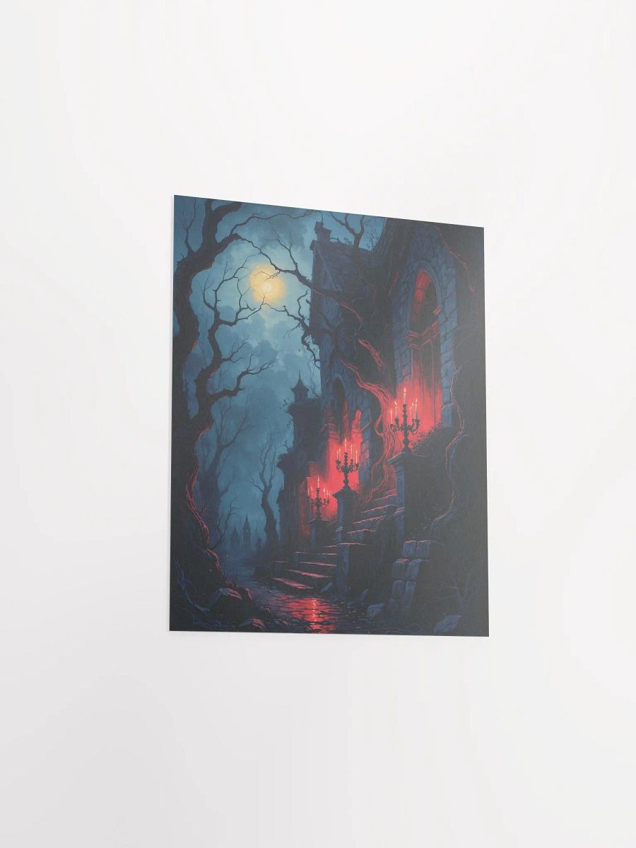 Gothic Scene Moonlight Poster product image (17)
