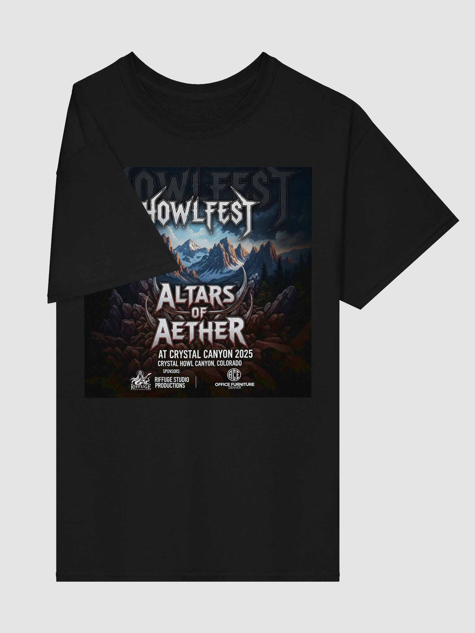 HOWLFEST - ALTARS OF AETHER 2025 Festival Shirt product image (4)