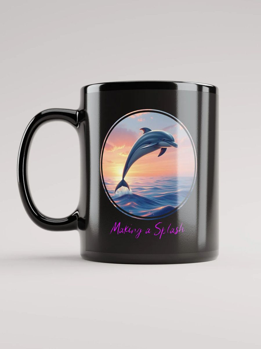 "Making a Splash" Dolphin mug product image (12)