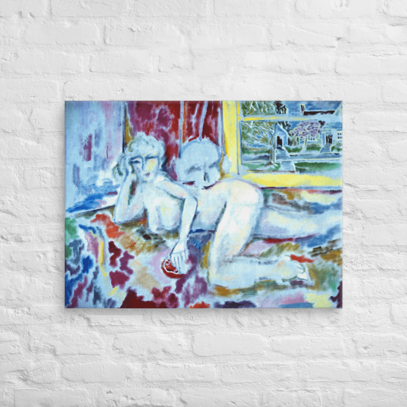 Eve with Skull (1987) on canvas (24" x 32") product image (2)