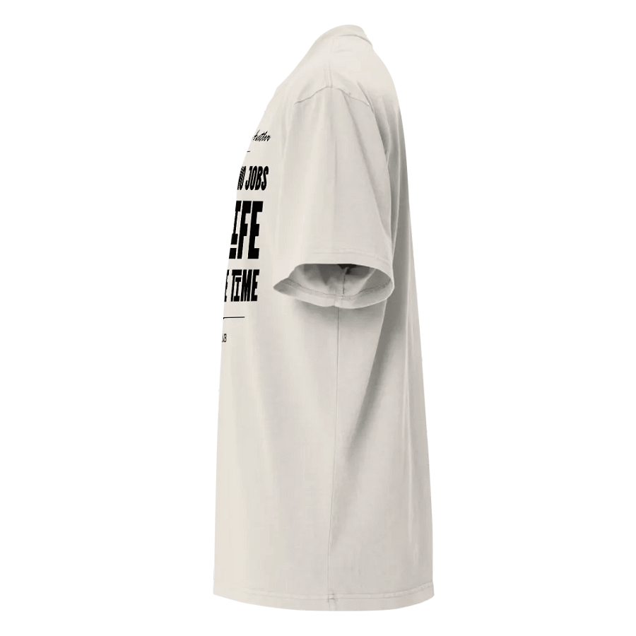 Three Facts About a Hustler – Side-Gig Club Collection Oversized Tee in Vivid Black product image (5)