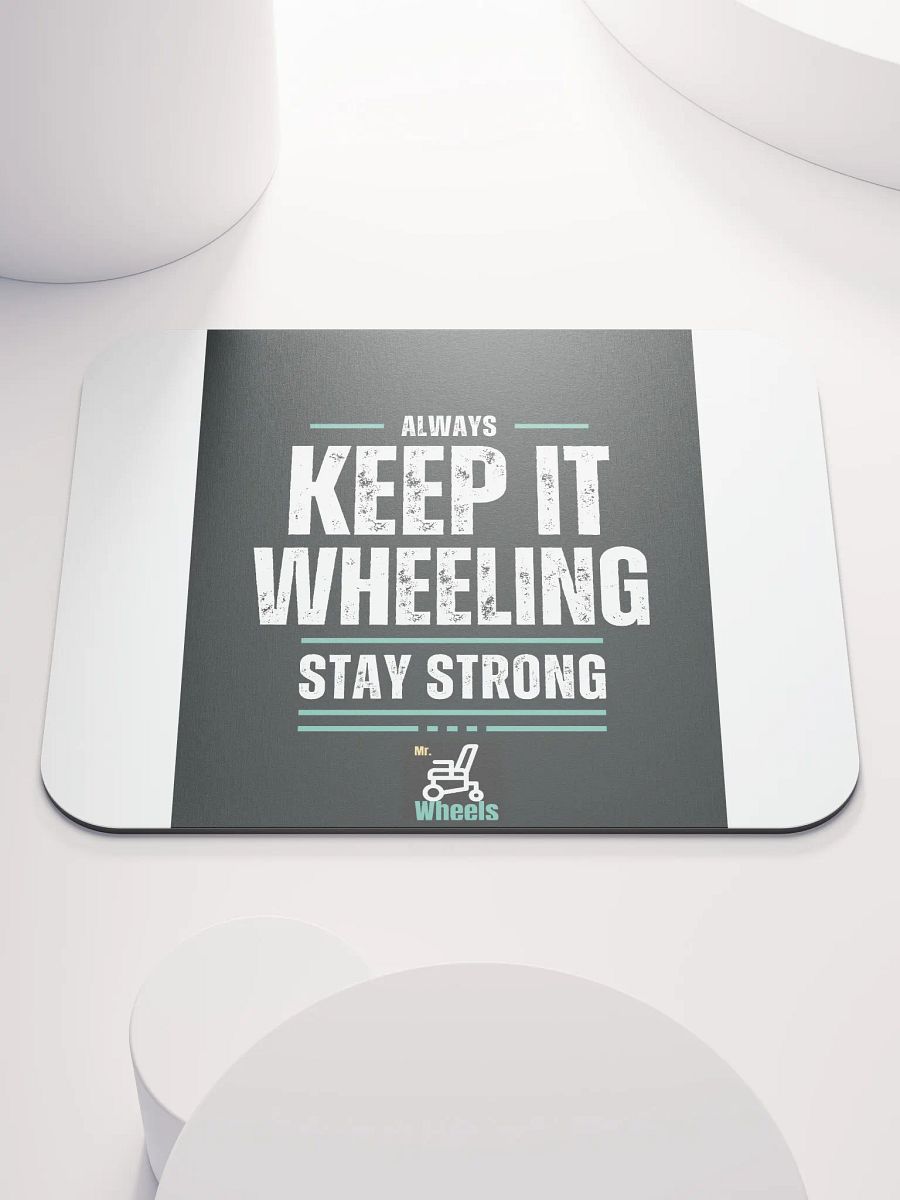 Wheelchair Motivation Mouse Pad product image (1)