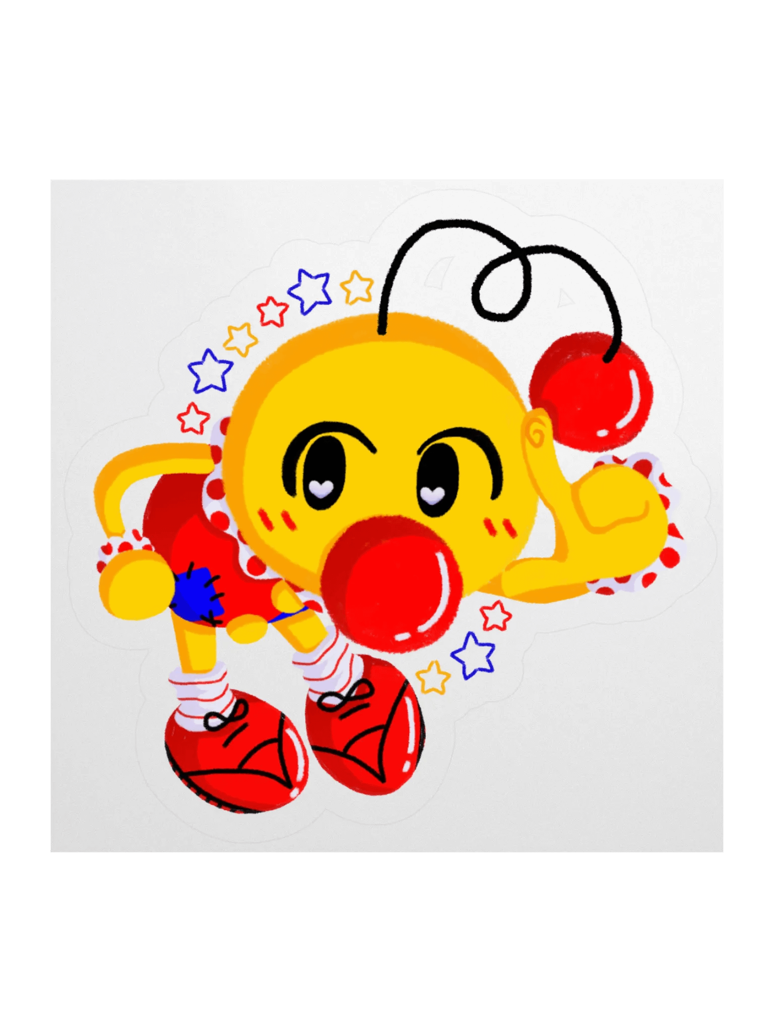 Boyoyoing Point Stars Flat Sticker product image (1)