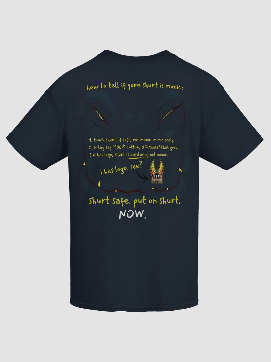 Mimic Shirt - Version 2 - Yellow Text product image (98)