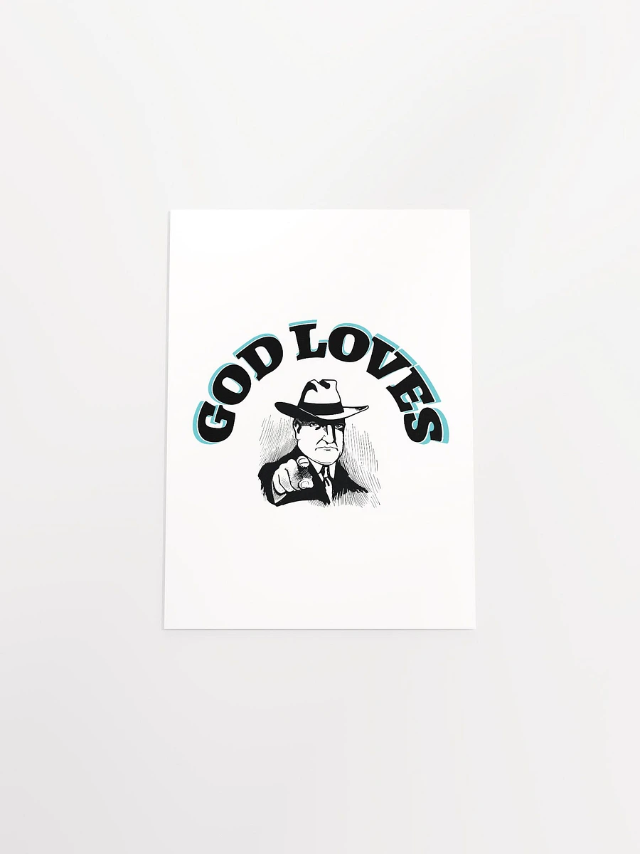 GOD LOVES YOU. Vivid Matte Poster: Illuminate Your Space! product image (29)