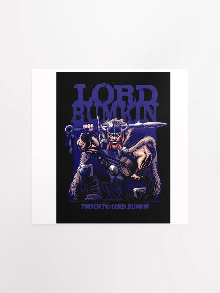 kneeling viking poster unframed product image (4)
