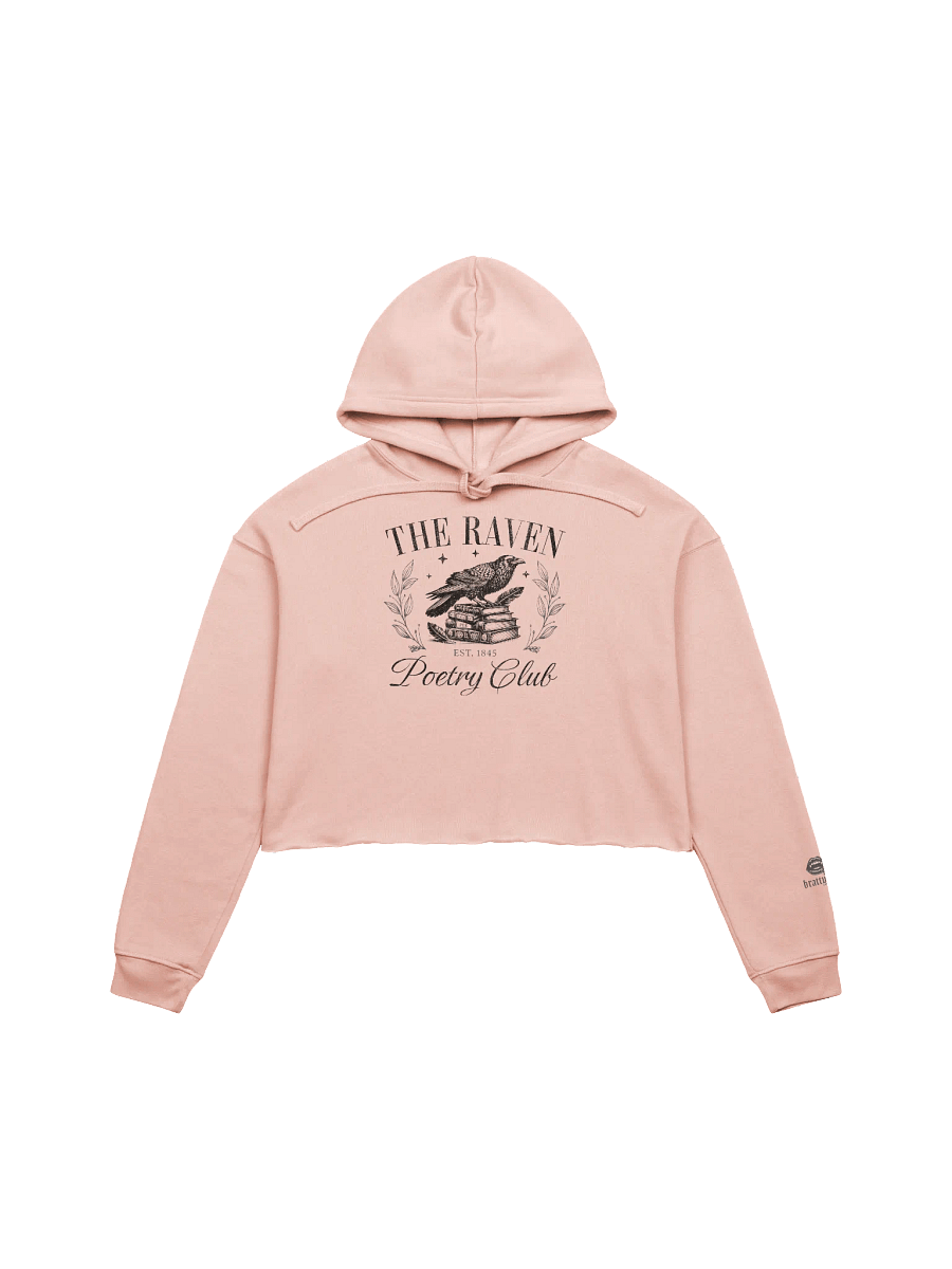 poetry club cropped hoodie product image (1)
