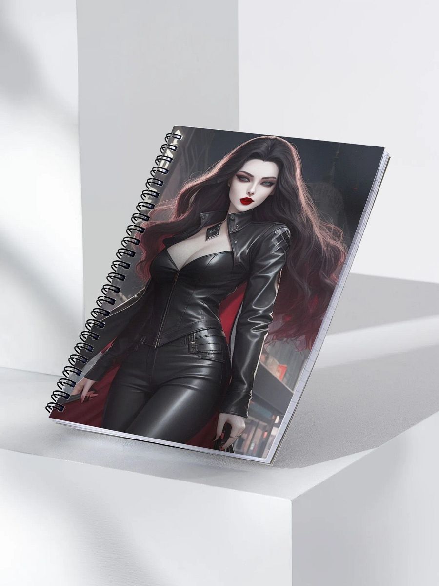 City Vampire Woman Spiral Notebook product image (3)
