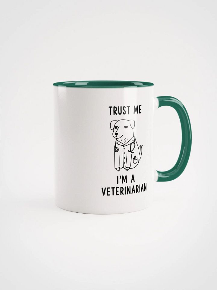 "I'm a veterinarian" Ceramic Mug with color inside product image (1)